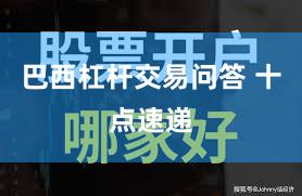 巴西杠杆交易问答 十点速递