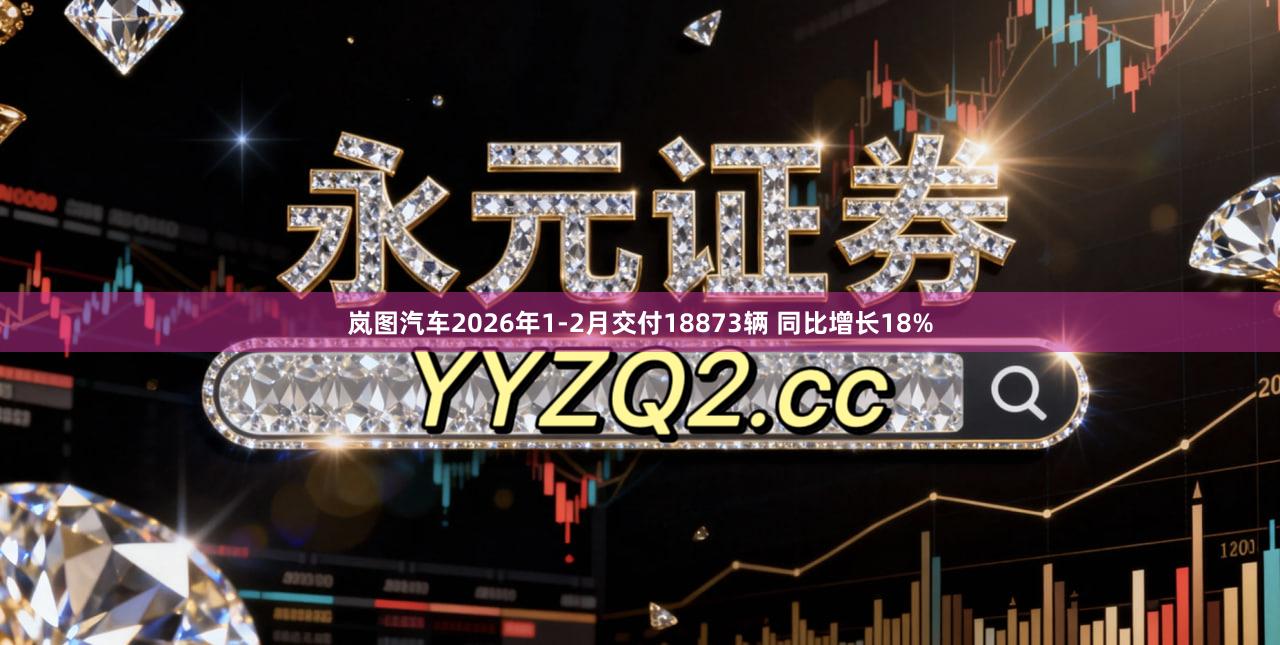 岚图汽车2026年1-2月交付18873辆 同比增长18%